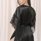 Hel Satin Long Kimono Robe
